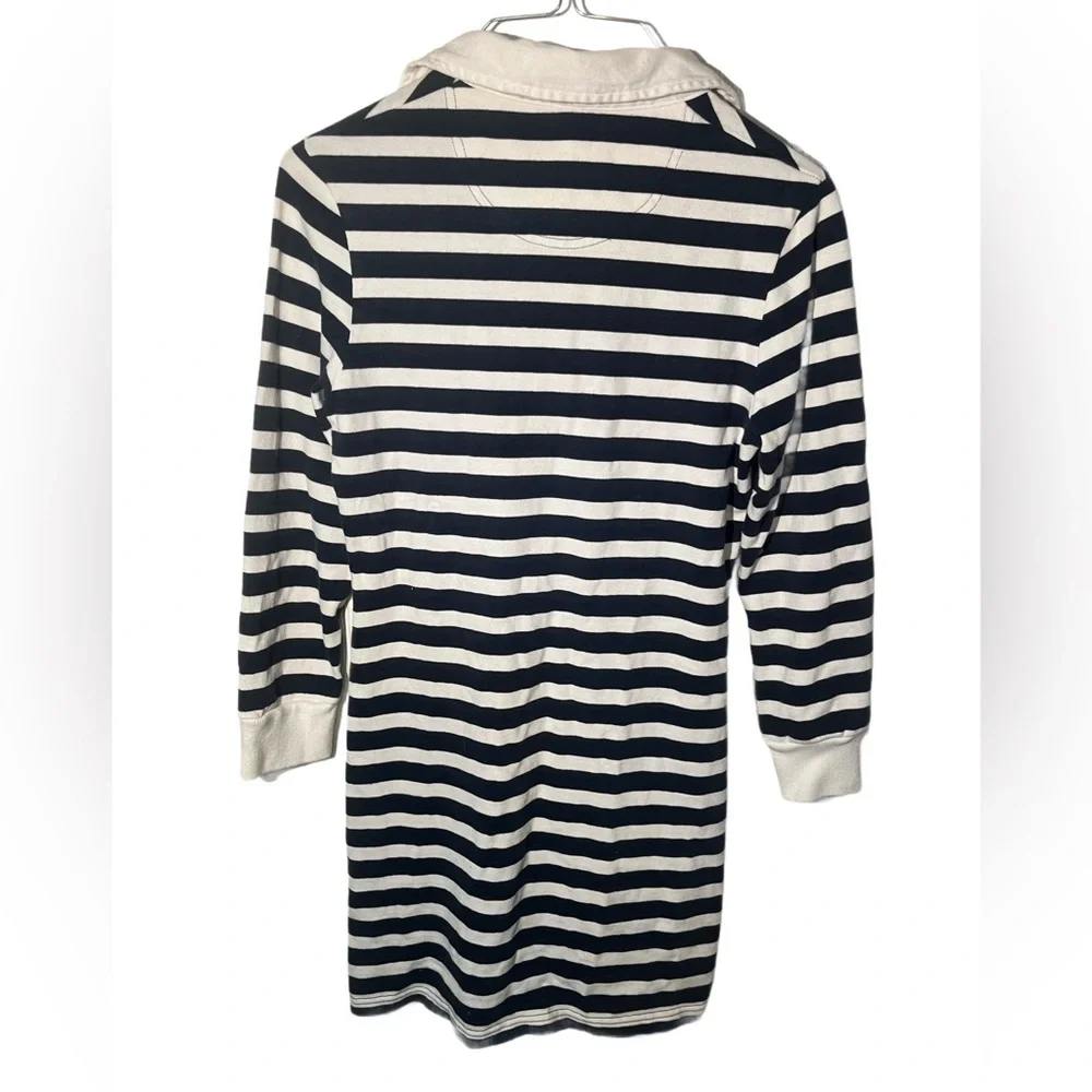 Jack Wills Striped Polo Dress in Navy and White Shirt One piece - Picture 2 of 3